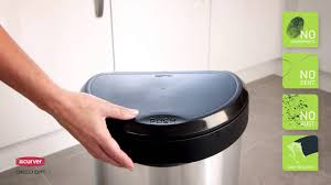 An ideal solution that helps you take care of both waste and recycling in a small space. Curver 40l Deco Bin Youtube