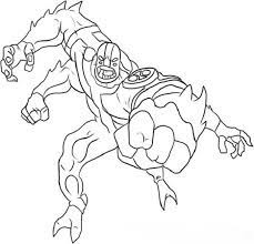 Free ben 10 coloring pages, we have 121 ben 10 printable coloring pages for kids to download Four Arms Ben 10 Coloring Pages Coloring And Drawing