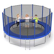 Get you in ground trampoline today and give your family the fun they deserve! Buy Surpcos Trampoline For Kids 12ft Trampoline With Enclosure Net Kids Trampoline Bed Spring Pad Outdoor Trampoline With Pvc Trampoline Sprinkler Suitable For Sports Outdoor Garden Grass Playground Online In Taiwan B093pg1tl8