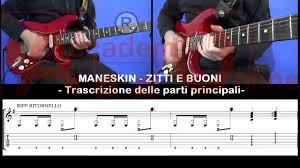 Zitti e buoni 2 måneskin 3:13320 kbps ориг. Maneskin Zitti E Buoni Chitarra Trascrizione Tutorial Youtube