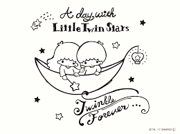 Buy treasured little twin stars coloring pages print posters. Pin Op Coloring