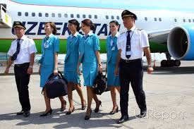 Uzbekistan Airways Airline Cabin Crew Flight Attendant Life Flight Attendant