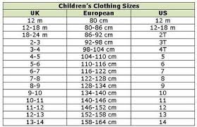 Size Chart Alexy Teno