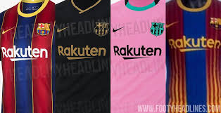 Inspired by the glow of barcelona's streetlights. Fc Barcelona 20 21 Home Away Third Fourth Kits Leaked Footy Headlines