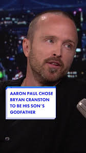 Aaron Paul Chooses Bryan Cranston as His Son's Godfather