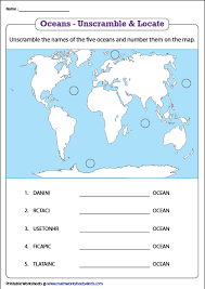 Printable Ocean Worksheets Continents Activities Social Studies Worksheets Ocean