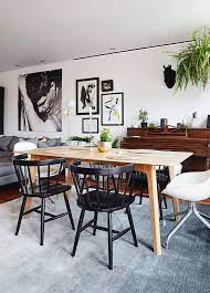 A Sleek And Small Minimal Modern Montreal Apartment Small Dining Room Set Dining Room Small Minimal Modern Decor