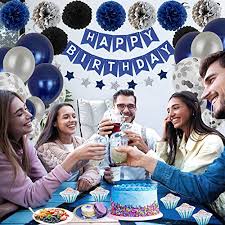 Are you celebrating a great man's 70th and looking for a suitably impressive gift? Birthday Decorations Men Blue Birthday Party Decorations For Men Women Boys Grils Happy Birthday Balloons For Party Decor Suit For 16th 20th 25th 30th 35th 40th 50th 60th 70th Blue Pricepulse