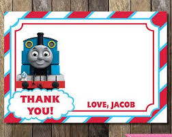 Template Free Thomas The Train Birthday Printables Printable Thomas The Train Blank Thank You Card Thomas The Train Birthday Cust Thomas Train Birthday Thomas The Train Birthday Party Trains Birthday Party