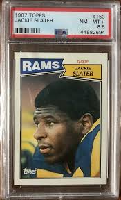 Auction Prices Realized Football Cards 1987 Topps Jackie Slater