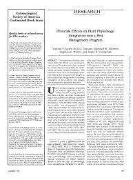 Pest or pestel analysis is a simple and effective tool used in situation analysis to identify the key external (macro environment level) forces that might affect an organization. Pdf Pesticide Effects On Plant Physiology Integration Into A Pest Management Program