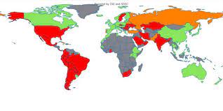 La carte du taux d'occupation des lits en réanimation est très majoritairement orange. Coronavirus La Carte Evolutive De La Situation Dans Le Monde Pays Par Pays Le Huffpost