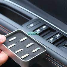 cars decorative plating window lift button switch decoration new for peugeot 4008 5008 gt 2017 2018 ar accessories car styling review カーアクセサリー メッキ プジョー