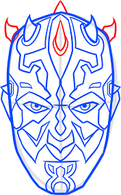 How To Draw Darth Maul Easy Step 7 Star Wars Characters Drawings Star Wars Drawings Star Wars Art Drawings