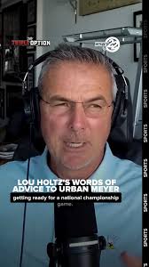 Urban Meyer reveals the two pieces of advice he'll "never forget" from  legendary Notre Dame Football coach Lou Holtz., 📺 The Triple Option:  bit.ly/3ZlRMpu