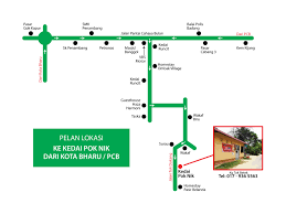 Antara lokasi berhampiran adalah stasiun kereta kota baru, teja dan kampung baru kopisan. Lokasi Kedai Pok Nik Kedai Pok Nik