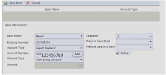 View current balance, recent transactions, transaction details, and transfer funds. Rapid Paycard Payroll Integration Support Center