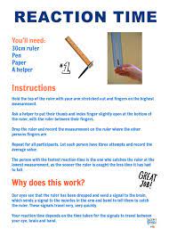How To Test Your Reaction Time Science For Kids