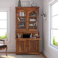 They are attractive, they have an air of vintage appeal, and they fit nicely on a small section of exposed wall for all your needs. Canistota Tall Drop Front Home Office Secretary Desk With Hutch