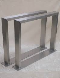 Stahl Tischkufen Edelstahl Metallbau Stelzer Tischkufen Edelstahl Tisch Esstisch Wildeiche Massiv