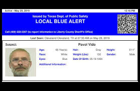 Or credible threats of serious injury have been made. Texas Blue Alert Network Activation Notice East Texas Press