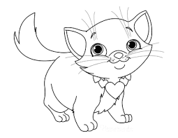 Download the most adorable kitten pictures and images for free! 61 Cat Coloring Pages For Kids Adults Free Printables