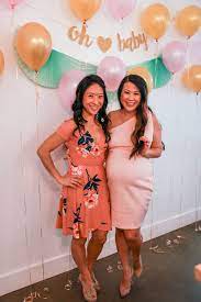 Gold Pink And Glitter Baby Shower Sprinkle Mom Fashion Blogger Nice Dresses Fashion Blogger