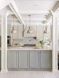 These kitchen cabinets green color come in varied designs, sure to complement your style. Kitchen Design Kitchen Inspirations Kitchen Design Two Tone Kitchen Cabinets