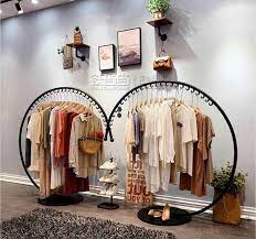 Women S Clothing Store Rack Display Rack Hanging Rack Zhongdao Rack Floor Type Clothing Store Rack Display Rack Hangers Racks Aliexpress Clothing Store Displays Clothing Store Interior Clothing Rack