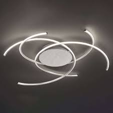 plafonnier led tout en courbes elegantes de wofi led ceiling lights ceiling lights modern led lighting