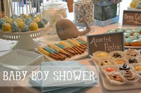 Baby showers can help new parents feel a little less anxious and overwhelmed. Whale Baby Boy Shower Ideas Baby Shower Snacks Boy Baby Shower Snacks Boy Baby Shower Food