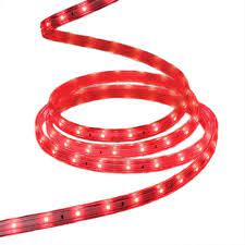 Ge Staybright 240 Light 19 6 Ft Red Integrated Led Christmas Tape Lights Lowes Com Christmas Rope Lights Rope Lights Tape Lights