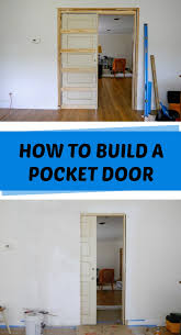 Learn the tips and tricks for installing a pocket door to save floor space from a traditional hinged door swing. How To Build A Pocket Door C R A F T