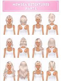 Newsea S Hairstyle Part 1 Retextured By Plumblobs Sims 3 Hairs Sims Hair Sims 3 Sims 3 Mods