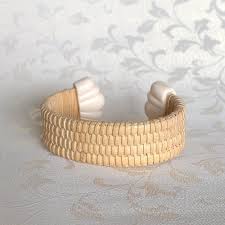 ナンタケットバスケットのバングル クラフト アクセサリーなど レザーブレスレット アクセサリー バングル