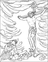 If your child loves interacting. Jesus On The Cross Coloring Page Sermons4kids