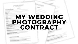How to write your own funny vows. Wedding Photography Contract Download