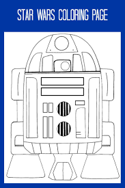 Star Wars R2d2 Coloring Page In 2020 Star Wars Printables Coloring Pages Star Wars Prints