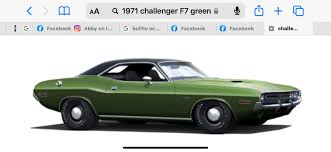 Image result for Green Go 1971 Challenger
