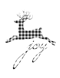 Black And White Buffalo Plaid Christmas Tree Clipart 12 Plaid Buffalo Check Free Christmas Printables The Happy Housie Free Christmas Printables Christmas Prints Free Christmas