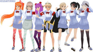 Updated Rivals By Sugarysyringe Yandere Simulator Yandere Yandere Games