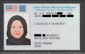 Grand prix malaysia 2017 (ms); Driving License Front Side Malaysia Learner S Driving License 2017