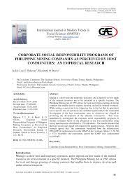 Mesmenang sdn bhd > our product range > building materials. Pdf Corporate Social Responsibility Programs Of Philippine Mining Companies As Perceived By Host Communities An Empirical Research