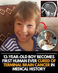 Boy cured of terminal brain cancer