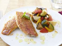 Recette Filets De Rouget Et Ratatouille Recette Filets De Rouget Rouget Alimentation