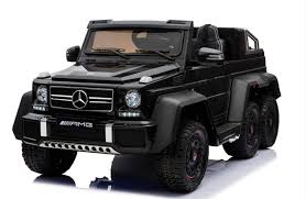 Mercedes Benz 6x6 G65 Amg 6 Wheels Licensed Suv 12v Kids Electric Ride On Car In Black In 2021 Toy Cars For Kids Battery Powered Car Kids Ride On