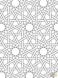 Islamic Ornament Mosaic Super Coloring Geometric Coloring Pages Mosaic Patterns Islamic Patterns