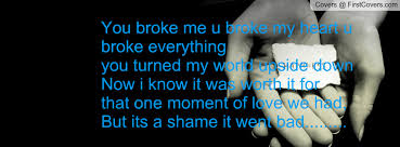 #love quotes #quote #quotes #you destroyed me #heartbreak #heart #sad! You Broke Me Quotes Quotesgram