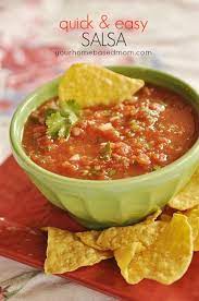 Easy Salsa Recipe Recipe Easy Salsa Recipe Recipes Food Processor Recipes