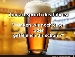 Also gehst du rüber und sagst: Anmachspruch
